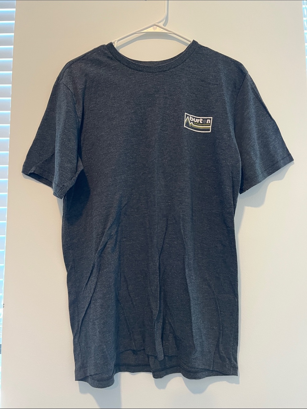 Burton Men's Dark Charcoal Short Sleeve Logo Tee